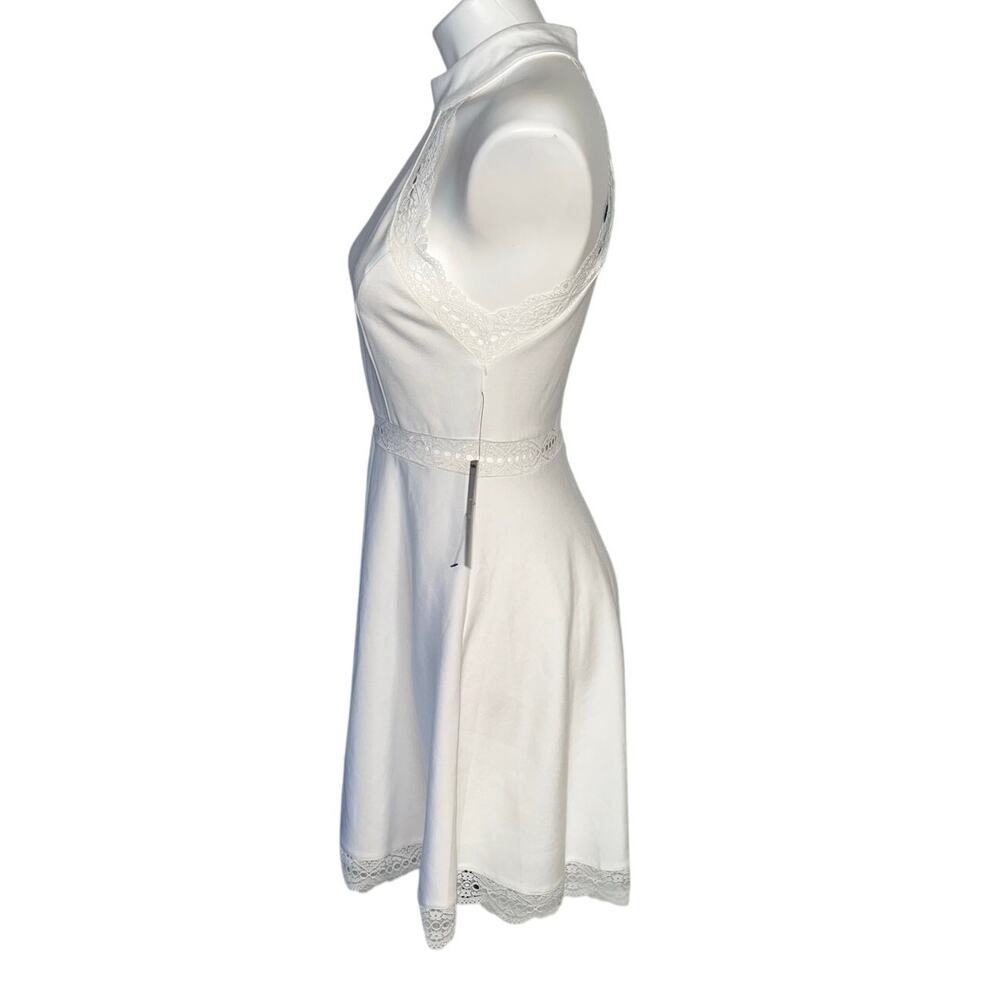 Lulus women’s New white halter reach out my hand skater dress - Picture 5 of 15